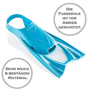 Schnorchelmasken 51di%2BjrVMsL. SS300 FROG | Kurze Schwimmflossen für Kinder, perfekt geeignet fürs Schwimmtraining und erste Erfahrungen im Wasser!
GEMÜTLICH | Die Fußtaschen bestehen aus weichem TPR und verursachen keine Scheuerstellen oder Hautirritationen.
LEICHT | Geringes Gewicht bei kompakter Größe - ideal für Schwimmbad, Pool und Strand.