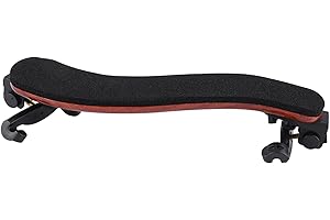 Adjustable Shoulder Rest for Violin, Lightweight Maple Wood, Ideal for 3/4 and 4/4 Fiddles - Music Instrument Accessory