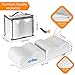 Knee Pillow, Shizzz Orthopedic Memory Foam Leg Pillow for Side Sleepers, Pregnancy - Contoured Wedge Pillow with Removable Cover and Ear Plugs, Ideal for Sciatica Relief, Back, Leg, Hip and Joint Pain