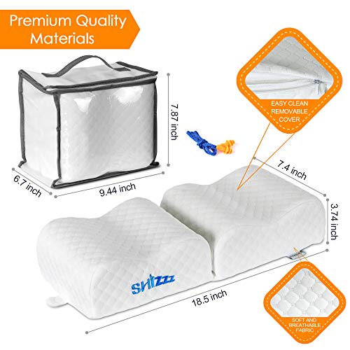 Knee Pillow Shizzz Orthopedic Memory Foam Leg Pillow For Side