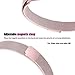 For Fitbit Alta HR and Alta Bands, bayite Replacement Milanese Loop Stainless Metal Mesh Bands Small Rose Pink