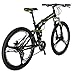 Eurobike Folding Bike TSM G7 Bicycle 27.5Inch Dual Disc Brake Bike (Armygerrn 3-Spoke)thumb 1