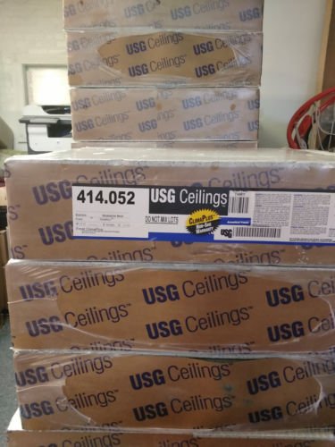 Usg Frost Climaplus Acoustical Ceiling Tile 414 052 Silvertone