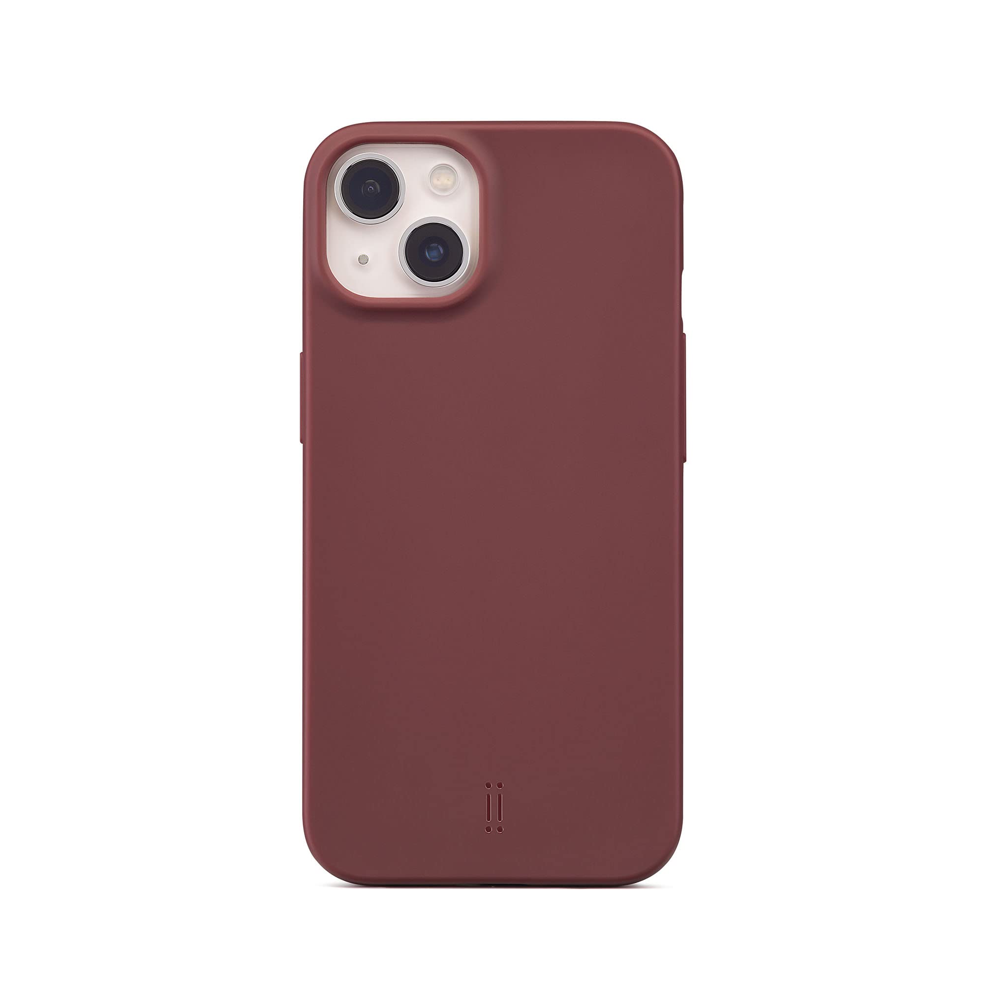 aiino italian ideas Eco Case for iPhone 13, 100% Recycled Plastic Cover for iPhone 13, Ecosustainable, Anti-scratch, Slim Profile, Protects Device and Planet, Plum