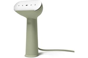 Steamery Handheld Clothes Steamer Cirrus 3, 1200W, US Plug, Heated Ironing Plate, Fast Heat Up, Garment Wrinkle Remover, Green