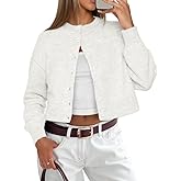 ATHMILE Cropped Cardigan Sweaters for Women Lightweight Crop Knit Y2k Fall Outfits Fashion Clothes 2025