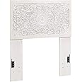 Signature Design By Ashley Paxberry Twin Boho Headboard, Distressed White