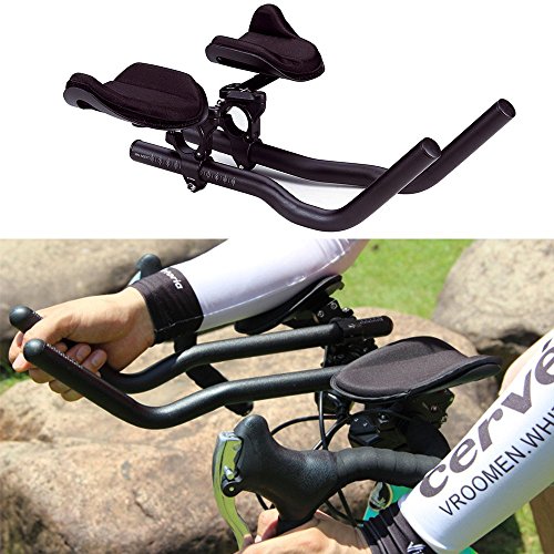 hybike Bicycle TT Handlebar Aero Bars Tri Bars Cycling Rest Handlebar for Moutain Bike or Road Bike T3