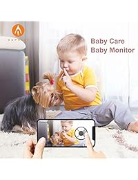 DophiGo 1080P HD domo 360 ° inalámbrico WiFi Monitor de seguridad del hogar vigilancia IP Cloud Cam Cámara de visión nocturna para bebé mascota Android iOS aplicaciones