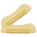Novo Snug [1 Pair]Silica Gel Heel Grips Heel Liner for Women and Men's Shoes,Beige,Heel Liner Thick (1), Small