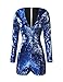 HaoDuoYi Women Mardi Gras's Sparkly Sequin V Neck Party Clubwear Romper Jumpsuit