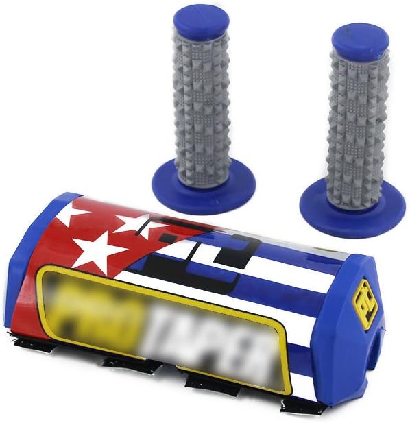 SXMOTO Dirt Bike Handlebar Pad Grips Pillow Top for 7/8" 22mm 1 1/8" 28mm Handle Fat Bar Yamaha YZ85 YZ125 YZ250 YZ250F WR450F Off Road Motorcycle Motocross Universal - Blue