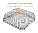 RV Furnace Screen for RV Water Heater Vent Cover, Stainless Steel Mesh with Installation Tool