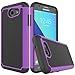 Galaxy J3 Emerge Case,Galaxy J3 Prime Case,Galaxy J3 Luna Pro Case,J3 Eclipse Case,Galaxy Express/Amp Prime 2 Case,Asmart Armor Defender Cover Protective Phone Case for Samsung Galaxy J3 2017, Purple