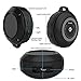 Outdoor Waterproof Bluetooth Speaker,Kunodi Wireless Portable Mini Shower Travel Speaker with Subwoofer, Enhanced Bass, Built in Mic for Sports, Pool, Beach, Hiking, Camping (Black)thumb 3