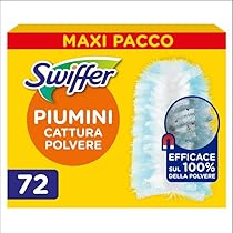 Swiffer Duster Ricambi Per Piumino Catturapolvere 24 Pezzi, Per Catturare E Intrappolare La Polvere