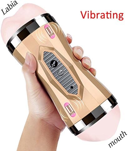 OKMNC Shirt Aircraft Cup R-éalistic Oral Deep Throat Male Masturbate Cup Double Vibraetor Artificial Vagina Pussy Adult Six Toys for Men,Vibrating