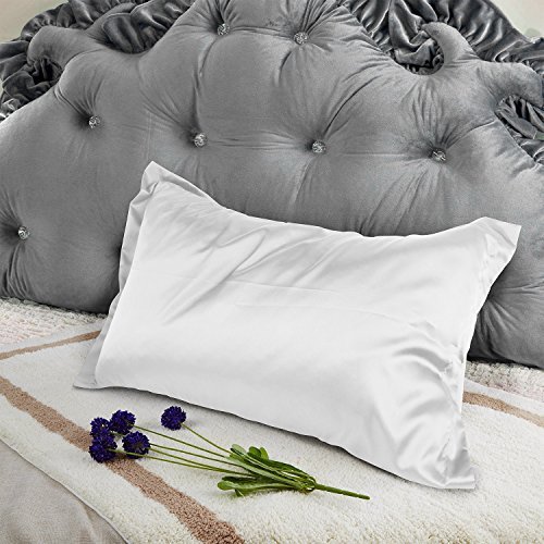 image for 【SET OF 2】GPCT Soft Luxury Silky Satin Queen Pillowcase. Wrinkle F