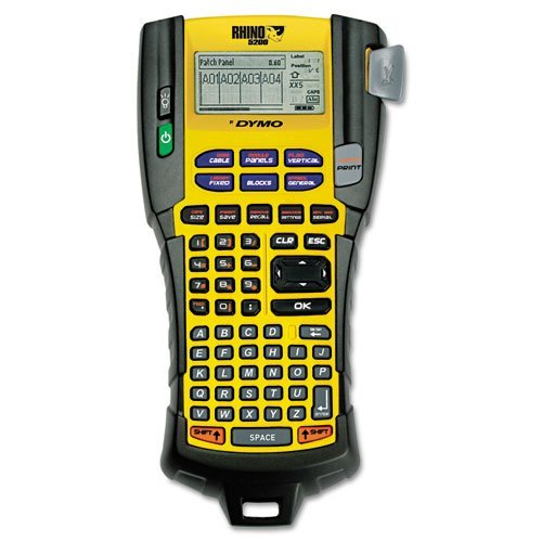 DYMO® - Rhino 5200 Industrial Label Maker, 5 Lines, 6-1/10w x 11-2/9d x 3-1/2h - Sold As 1 Each - Designed for professional installers in real-world jobsite conditions.