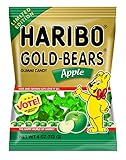 Haribo Goldbears, Apple, 4 oz. Bag, (Pack of 12)
