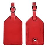 Cruise Luggage Tags Leather Business Card Holder 2 Pcs Set