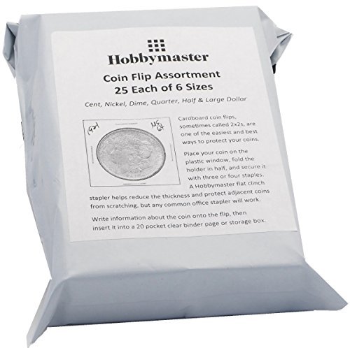 3 Coin+Flip+Assortment+Cardboard+Holders