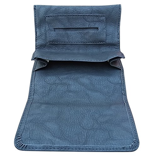 Rolling tobacco pouch/case for rolling cigarette (black)