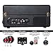 VMO 3 Speed Suitcase Turntable with Speakers,Portable Vinyl Record Player with RCA Output&Aux Input and Headphone Jack,Retro Blackthumb 2