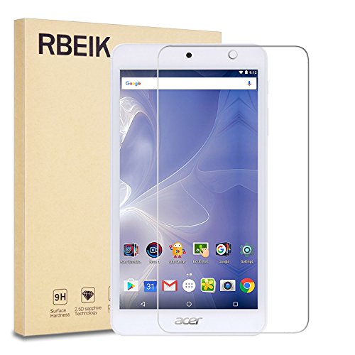 RBEIK Acer Iconia One 7 B1-780 Screen Protector [Glass], Scratch Resistant 9H Hardness Tempered Glass Screen Protector for Acer Iconia One 7 B1-780 7-Inch Touchscreen Tablet