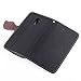 Motorola Moto G (2nd generation) Case, IVY Black - Leaves Magnetic Snap Series Wallet Card Flip Synthetic Holster Leather Stand With Lanyard Case Cover Skin For Motorola Moto G (2nd generation)