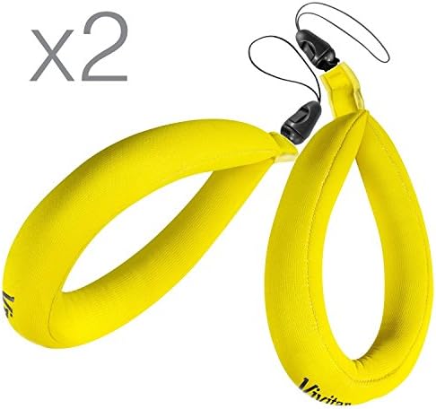 (2 Pack) Waterproof Foam Floating Wrist Strap for Waterproof Cameras (GoPro Hero Action Camera Canon PowerShot Nikon Coolpix Olympus Tough Panasonic Lumix and More)