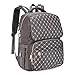 Diaper Bag Backpack, JESWO Multifunctional Waterproof Large Capacity Baby Bag for Mom and Dad, Stylish Convertible Travel Backpack Light with Insulated Pockets-Grey