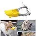 Pevor Dog Mouth Cover - Cute Dog Muzzle Anti-Bite Duck Mouth Shape Anti-called Dog Mask Set Bite-Proof Silicone Material Adjustable Poodle Face Lip Mouth Duckbill Muzzle For Dogs (L)