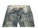 Stunner Men's Spring Summer Slim Ripped Broken Hole Jeans Pants