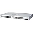 CISCO DESIGNED CBS220-48P-4X Smart Switch | 48 Port GE | PoE | 4x10G SFP+ | 3-Year Limited Hardware Warranty (CBS220-48P-4X-NA)
