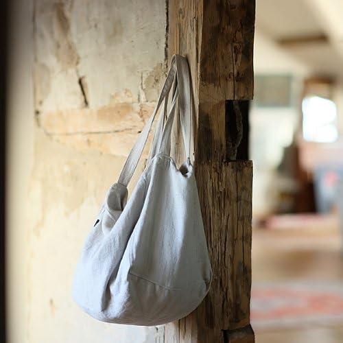 linen beach bag