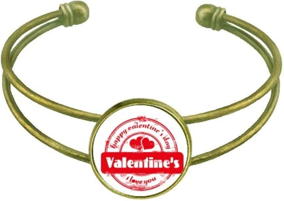 Matasellos del dÃ­a de San ValentÃ­n corazÃ³n Pulsera