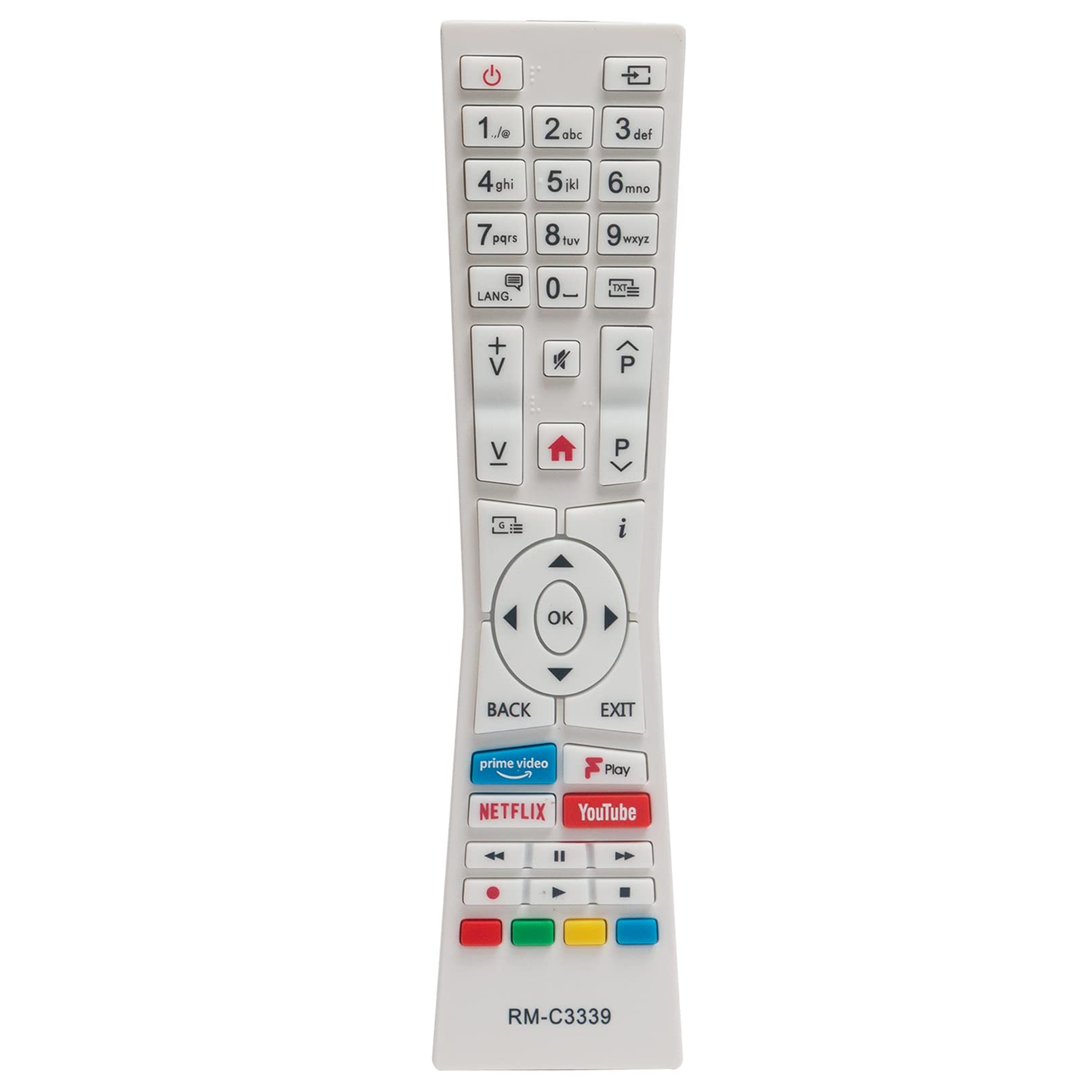 VINABTY RM-C3339 Replacement Remote Control fit for JVC TV LT-24C680 LT-24C681 LT-32C690 LT-24C685 LT-24C686 LT-32C691 LT-32C695 LT-32C696 LT-40C790 LT-40C890 LT-43C790 LT-43C898