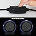 ENHANCE SL2 USB Gaming Speakers for PC with LED Blue Light, 3.5mm Wired Connection and in-Line Volume Control, 2.0 Stereo Sound System - USB Computer Speakers for Monitor, Laptop, PC