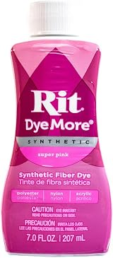 Craft County Rit Dye More Synthetic Liquid Fabric Dye Pink 7 Oz Super Pink