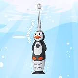 Brush-Baby Kids Rechargeable Electric Toothbrush 0-10 Years WildOnes Penguin view 6