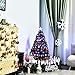 HOMCOM 4ft Artificial Christmas Tree Multi-Colored Fiber Optic LED Pre-Lit Holiday Decoration