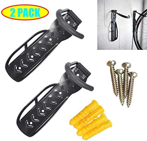 ファクトリーアウトレット 壁掛け自転車収納フック 屋内小屋用自転車垂直フック 省スペース 耐荷重30 Kg 2pcs 72lbs