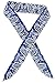 JellyBeadZ Cooling Neck Scarf Bandana Wrap, Keeps You CooL, Color Blue