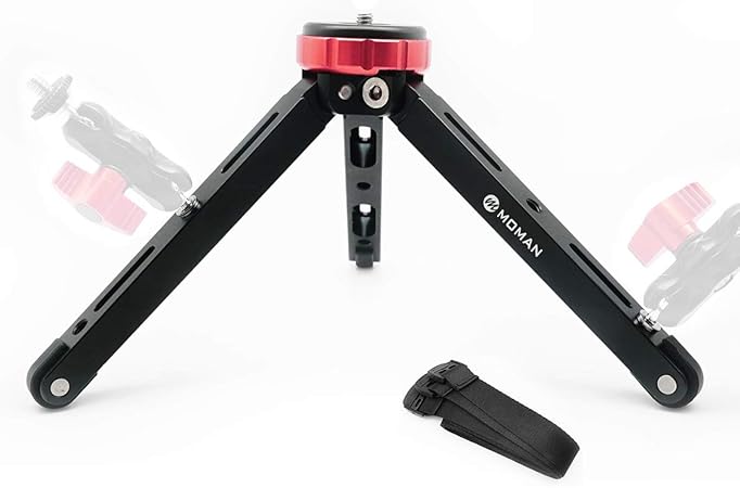 Amazon Moman ミニ三脚 一眼レフとデジタルカメラ用 卓上三脚 Cncアルミニウム 80kgまでの最大荷重 軽量 コンパクト 卓上三脚 ミニ三脚 通販