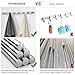 HOMEIDEAS Coat Hook Rack Wall Mounted 19-Inch SUS304 Stainless Steel Brushed Nickel Towel and Key Hook Rail 7 Hooks