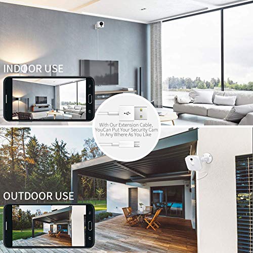 5 Extension+Compatible+WyzeCam+Charging+Security