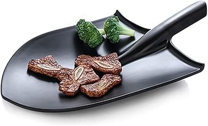 Justdolife Piatto Per Alimenti A Base Di Piatto Per Piatto Di Cibo Per Carne A Base Di Carne Piatto Per Alimenti A Forma Di Pala Multiuso Amazon It Casa E Cucina