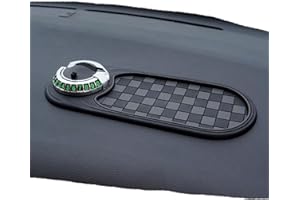 TATREBCRE Multifunctional Car Anti-Slip Mat Mobile Phone Holder for Dashboard - Non-Slip Sticky Mount Stand for Car, Adjustable and Secure Grip for Phones, GPS, and Accessories (Silvery)