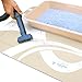 PetFusion SmartGrip EXTRA LARGE Cat Litter Mat, Beige, (35 x 24